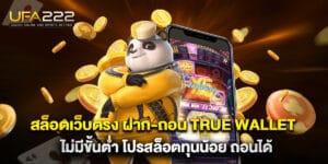 สล็อตเว็บตรง ฝาก-ถอน true wallet ไม่มีขั้นต่ำ โปรสล็อตทุนน้อย ถอนได้