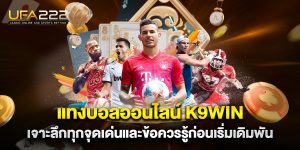 แทงบอลออนไลน์-k9win-เจาะลึกทุกจุดเด่นและข้อควรรู้ก่อนเริ่มเดิมพัน